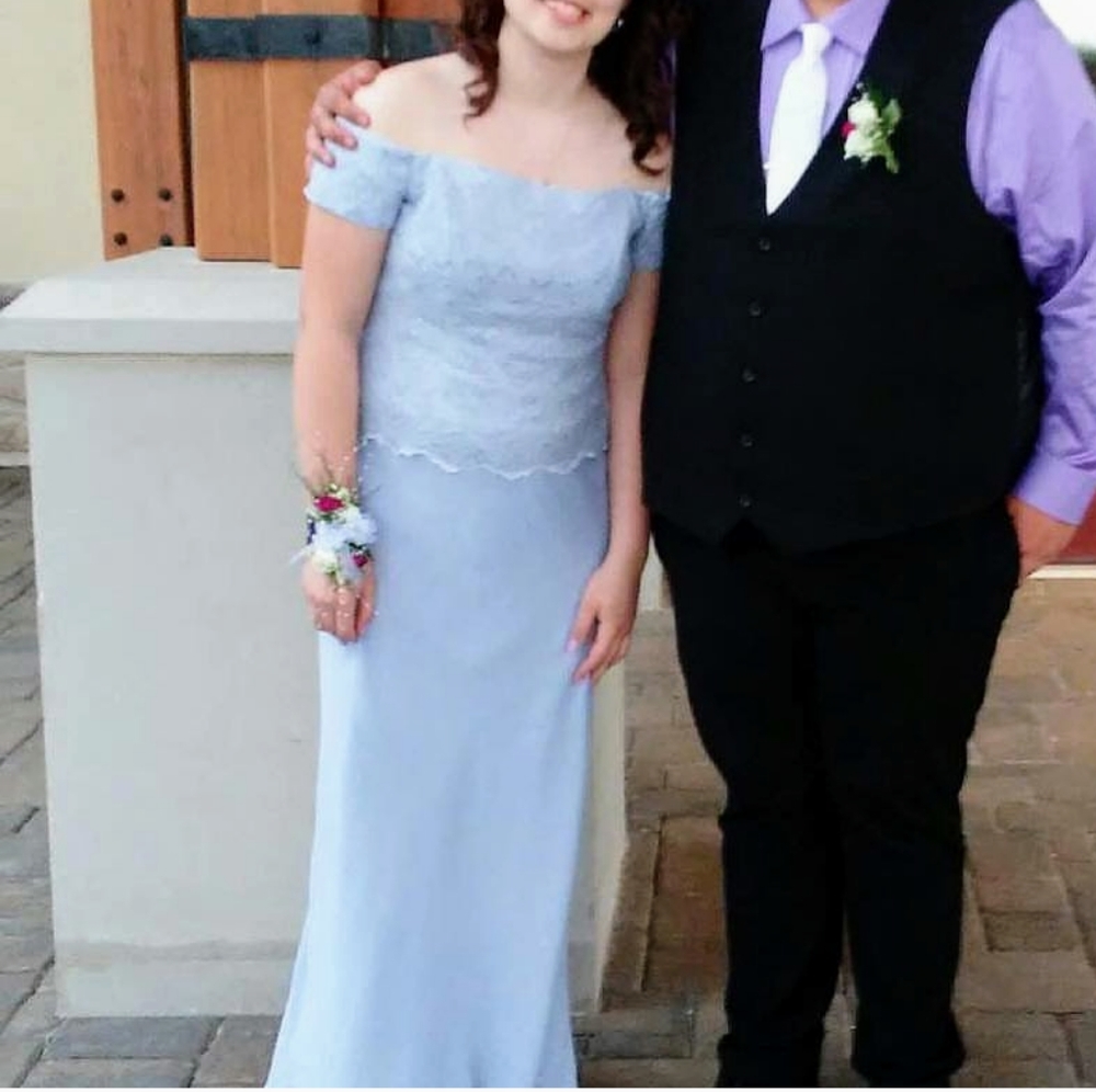 Purple prom dress